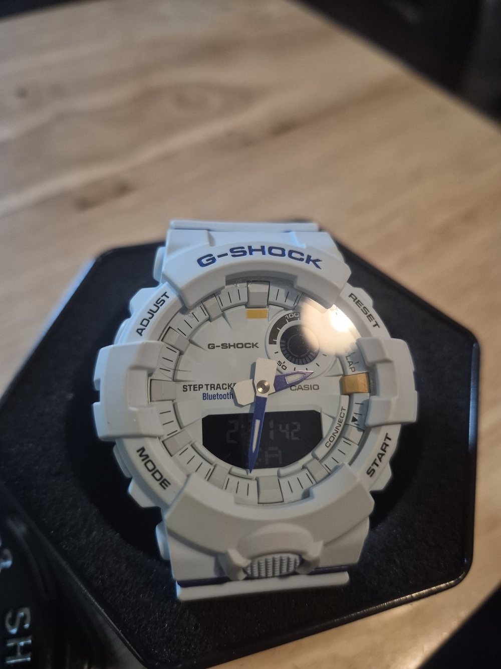 Casio G-SHOCK White Step Tracker Bluetooth Watch